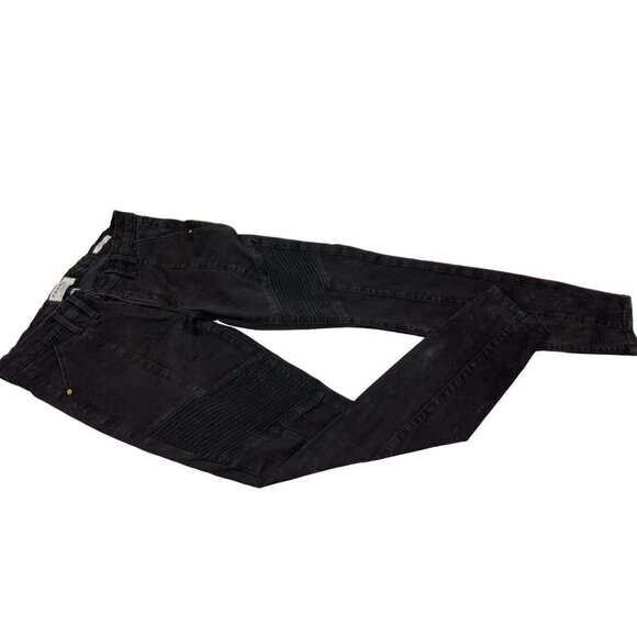 Frame Black Biker Jeans. Sz 30 - Picture 3 of 4